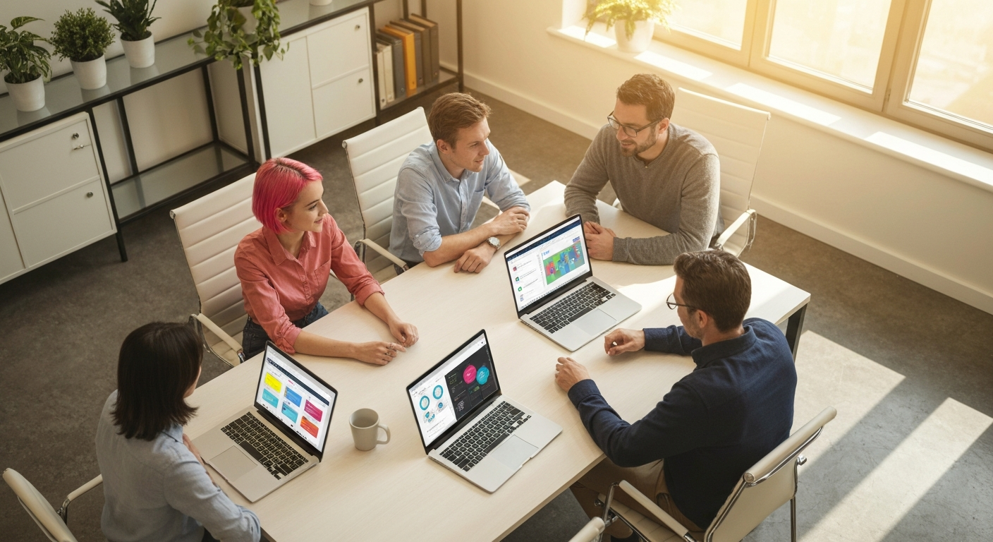 Equipe en collaboration