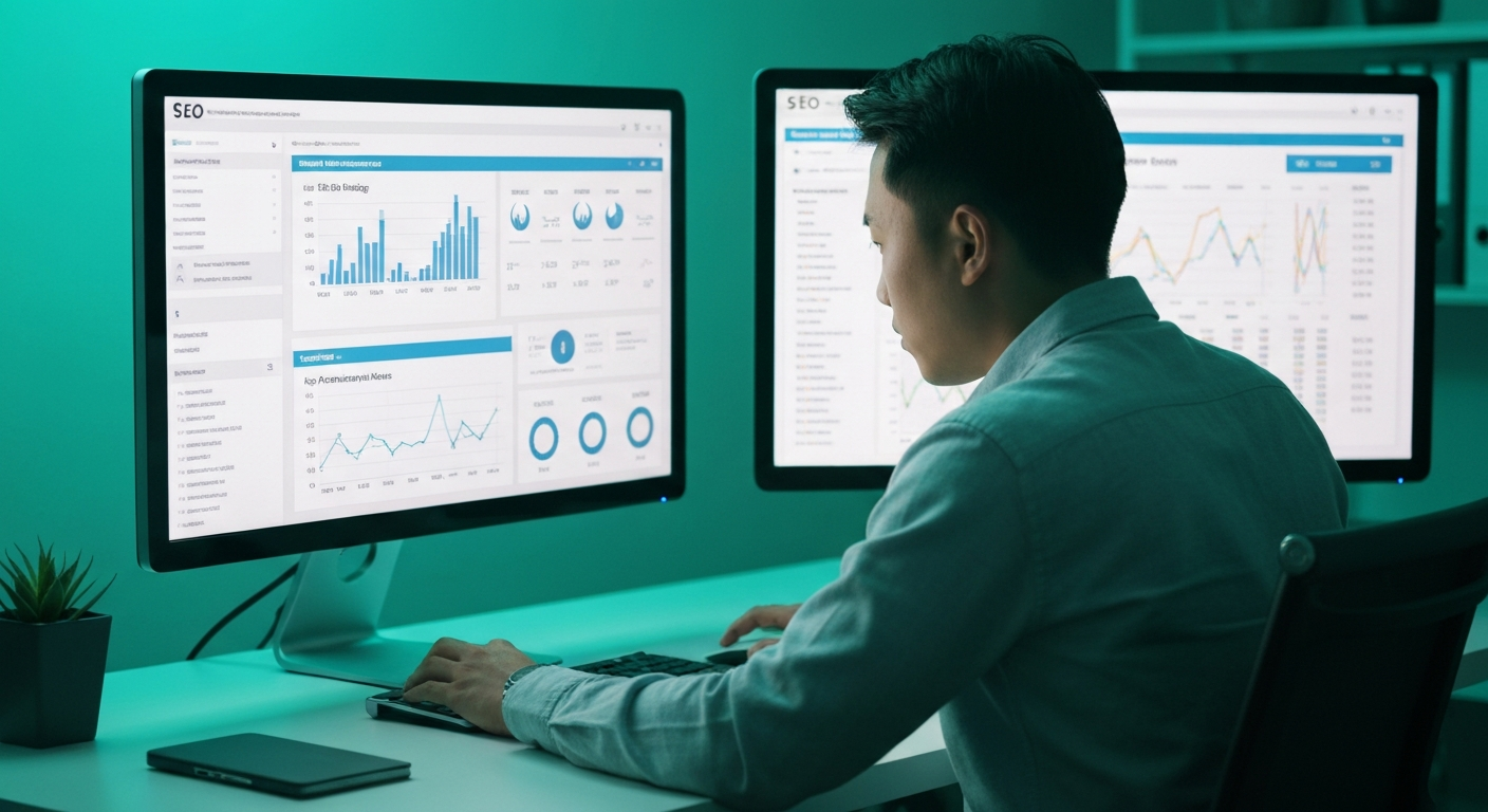 Tableau de bord d'analyse SEO